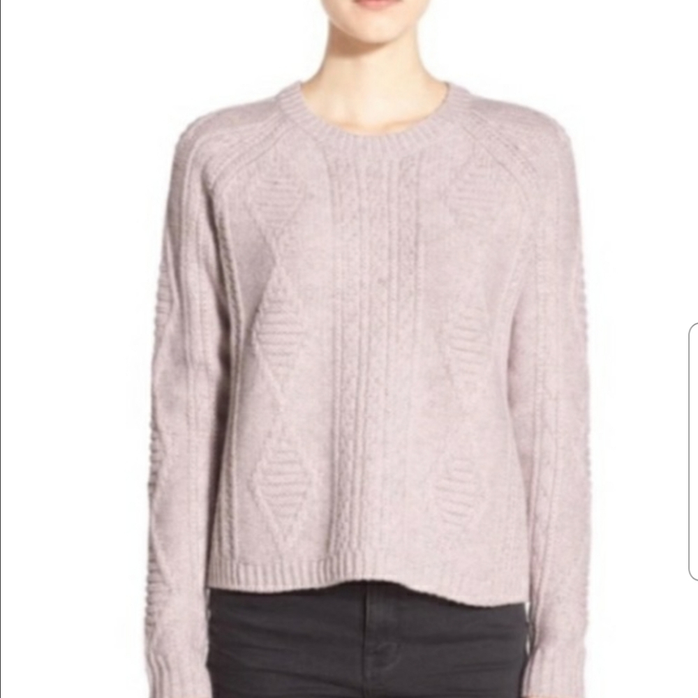 Madewell merino wool cableknit sweater S
